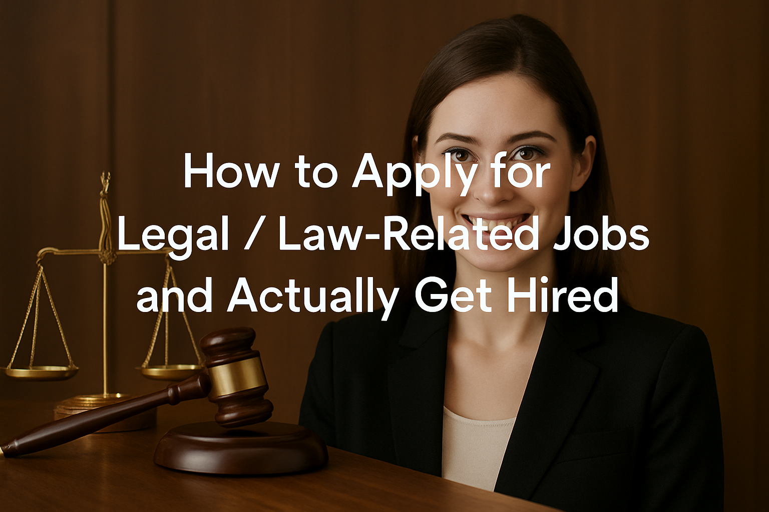 How to Apply for Legal / Law-Related Jobs and Actually Get Hired